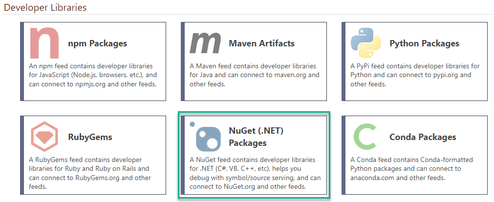 NuGet Feed